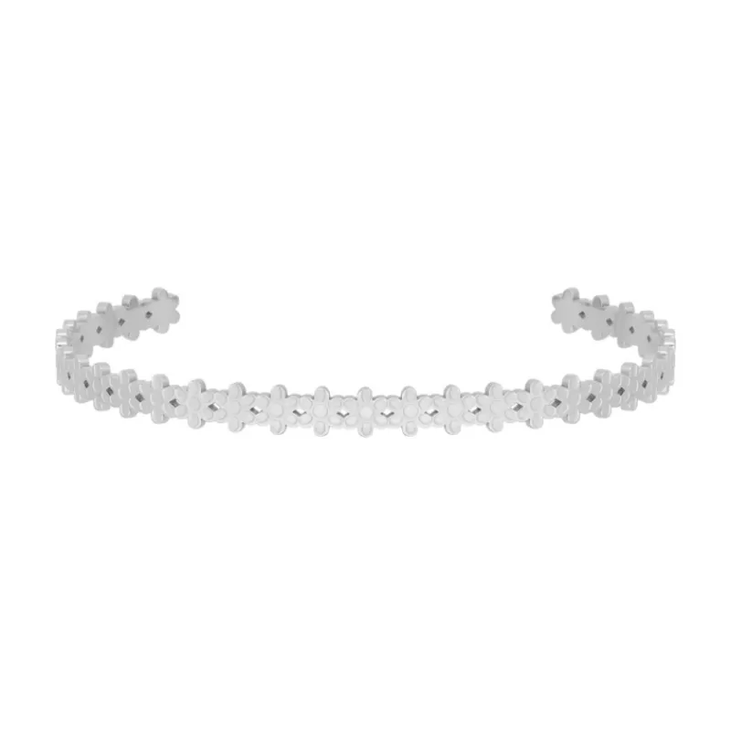 Finaste Bangle met bloemetjes Hot