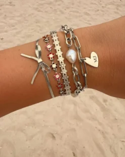 Finaste Bangle met bloemetjes Hot