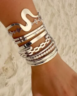 Finaste Bangle met bloemetjes Hot