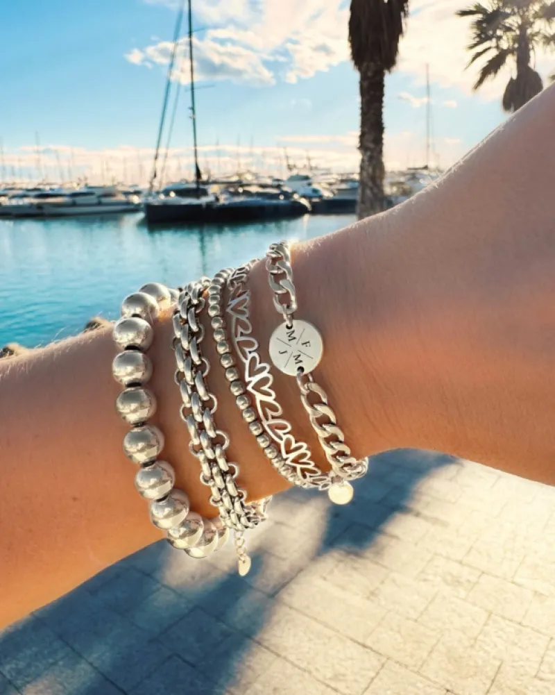 Finaste Bangle open hearts Online