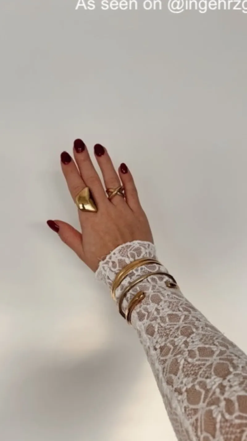 Finaste Bangle teardrop goudkleurig Online