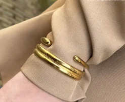 Finaste Bangle teardrop goudkleurig Online