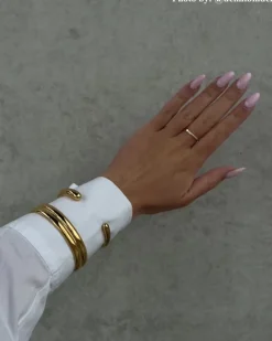 Finaste Bangle teardrop goudkleurig Online