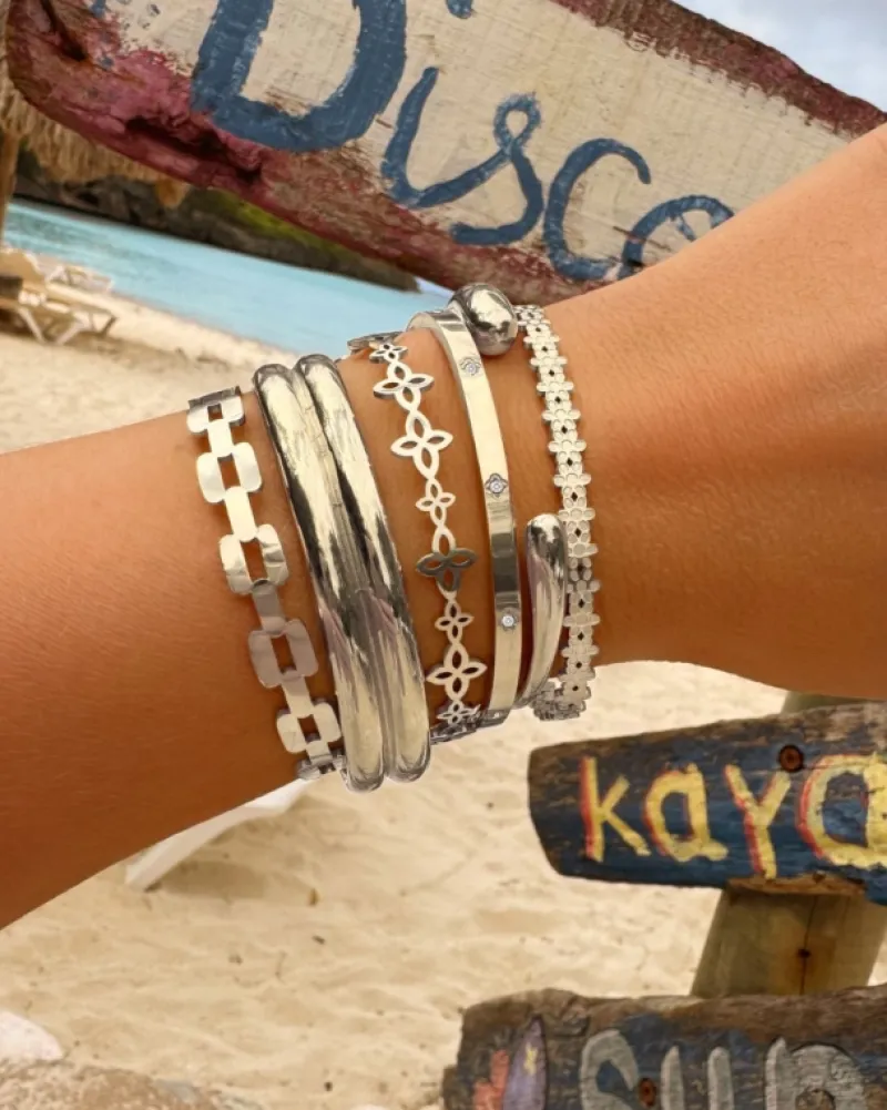 Finaste Bangle vintage flower Outlet