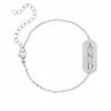 Finaste Bar armband graveren 3 letters Clearance