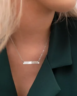 Finaste Bar ketting vingerafdruk Clearance