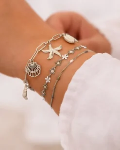 Finaste Bedelarmband met schelpjes Clearance