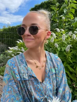 Finaste Bedelketting met schelpjes goudkleurig Clearance
