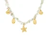 Finaste Bedelketting met steentjes goudkleurig Outlet