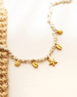 Finaste Bedelketting met steentjes goudkleurig Outlet