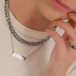 Finaste Best bitches forever ketting Fashion
