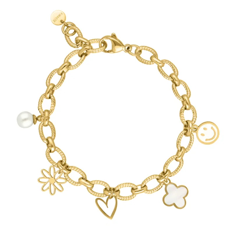 Finaste Bestselling charm bracelet goldplated Fashion