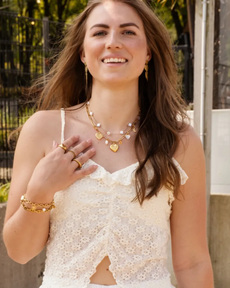 Finaste Bestselling charm bracelet goldplated Fashion