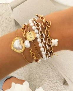 Finaste Bestselling charm bracelet goldplated Fashion