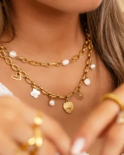 Finaste Bestselling charm necklace goldplated Best