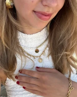 Finaste Bestselling charm necklace goldplated Best