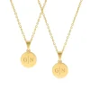 Finaste BFF Initials Kettingen set Goudkleurig Discount