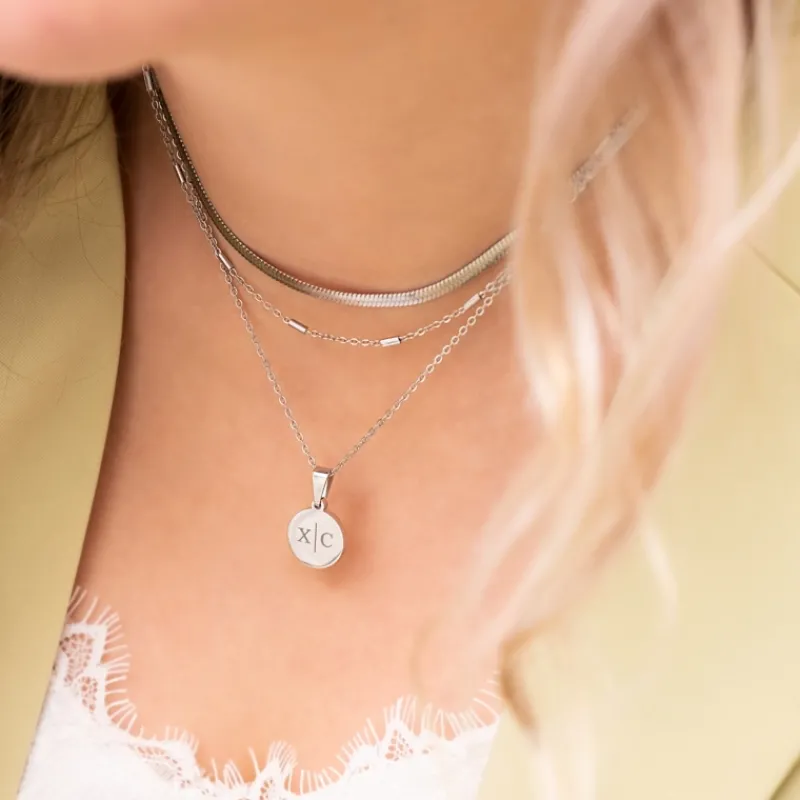Finaste BFF Initials Kettingen set Fashion