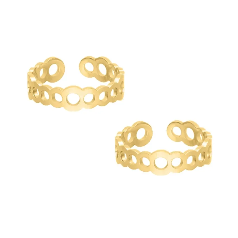 Finaste BFF ringen bubbles goudkleurig Discount