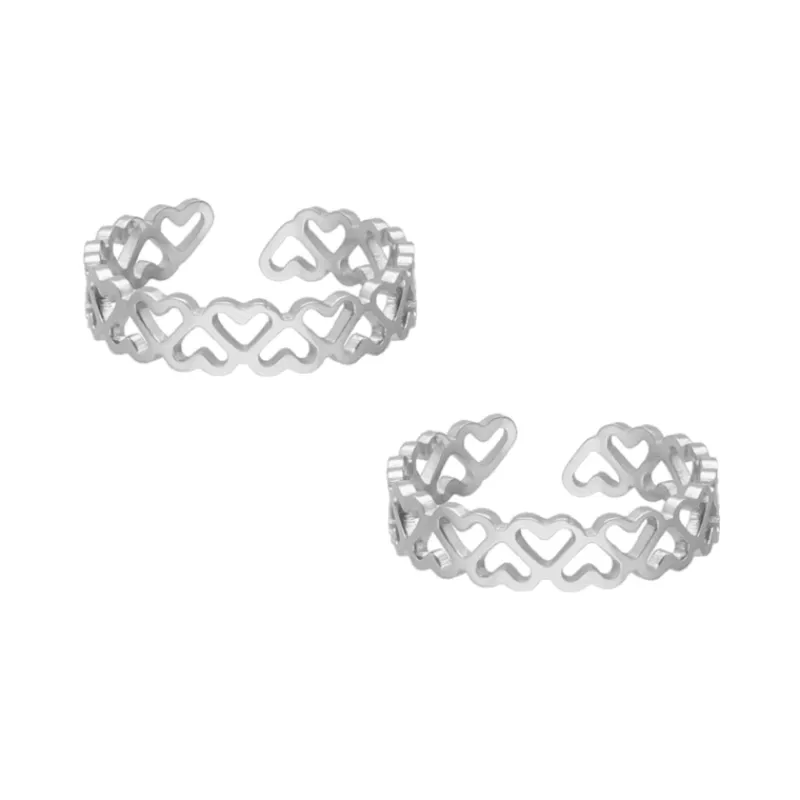 Finaste Bff ringen little hearts Discount