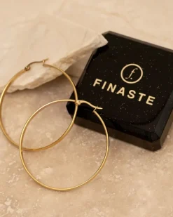 Finaste Big hoop earrings goldplated Fashion