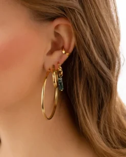Finaste Big hoop earrings goldplated Fashion