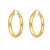 Finaste Big musthave hoops goud kleurig Discount