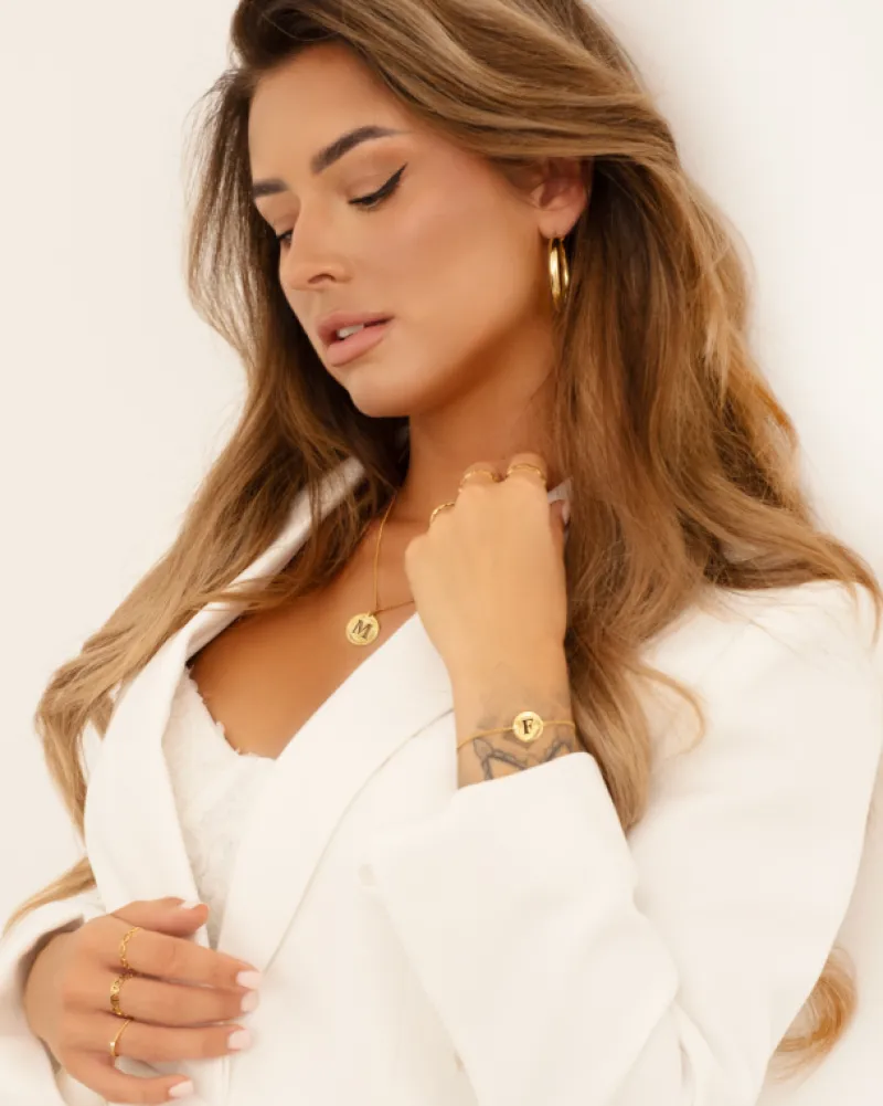 Finaste Big musthave hoops goud kleurig Discount