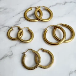 Finaste Big musthave hoops goud kleurig Discount