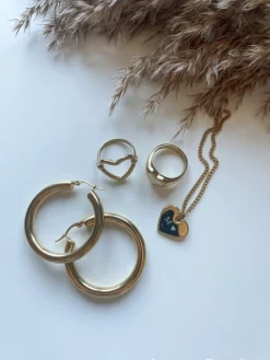Finaste Big musthave hoops goud kleurig Discount