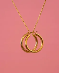 Finaste Big musthave hoops goud kleurig Discount