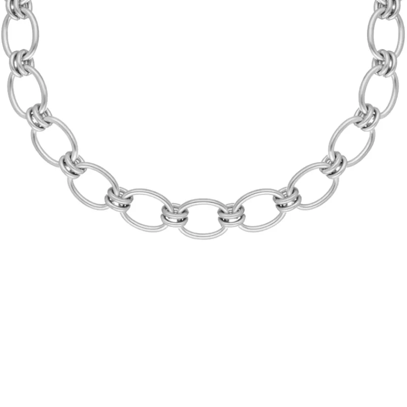 Finaste Big statement necklace round chains Hot