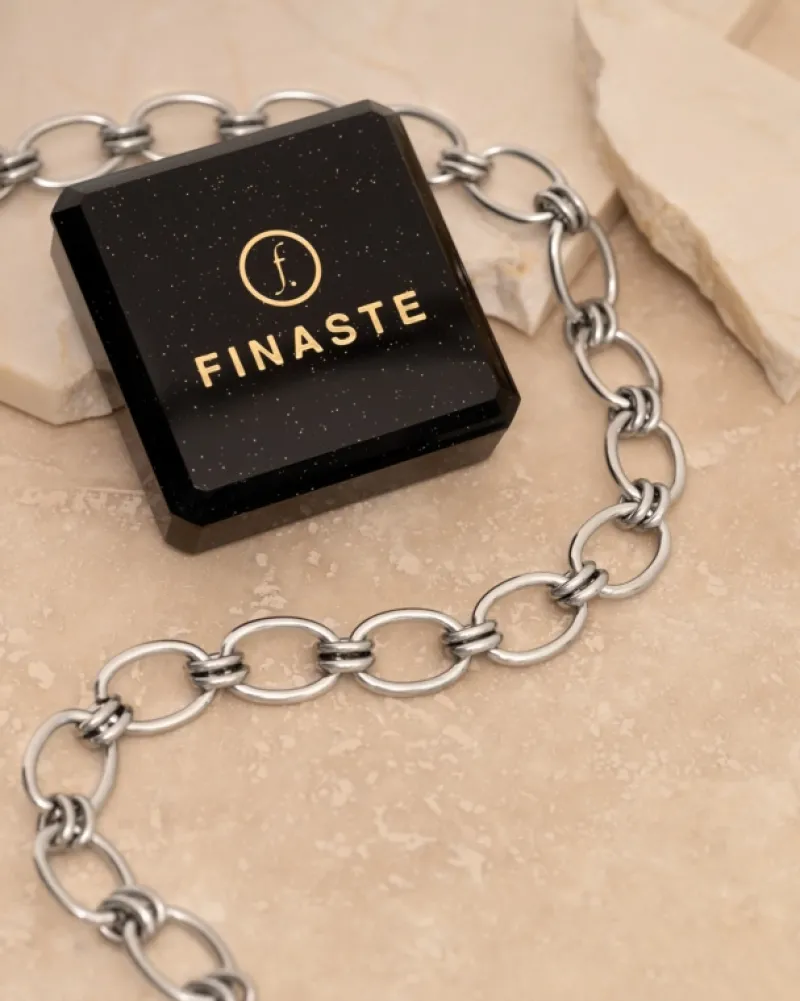 Finaste Big statement necklace round chains Hot