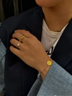 Finaste Billionaire ring goudkleurig Online