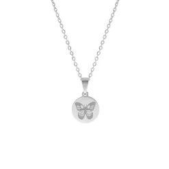 Finaste Birth month butterfly ketting Online