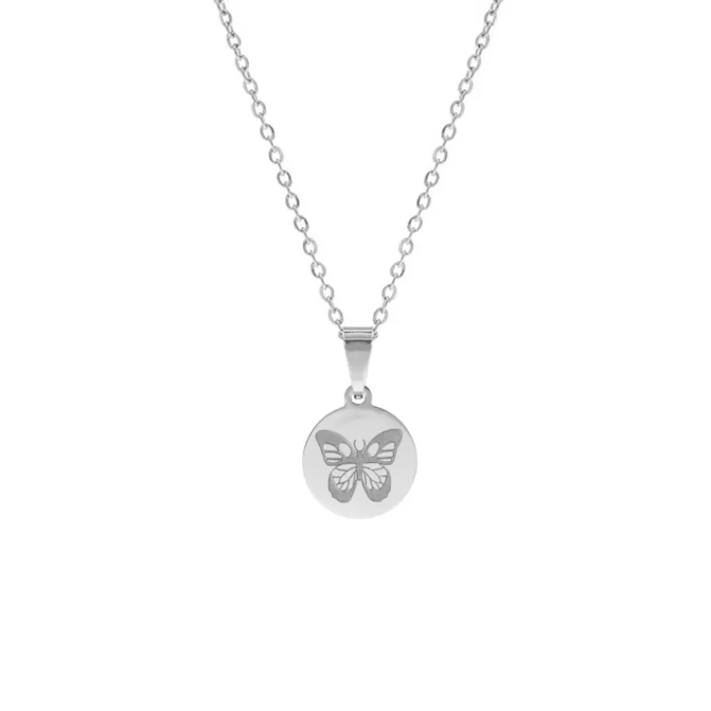 Finaste Birth month butterfly ketting Online
