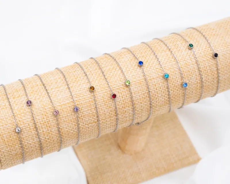 Finaste Birthstone Armband New