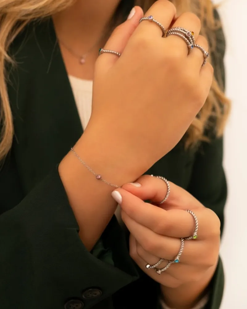 Finaste Birthstone Armband New
