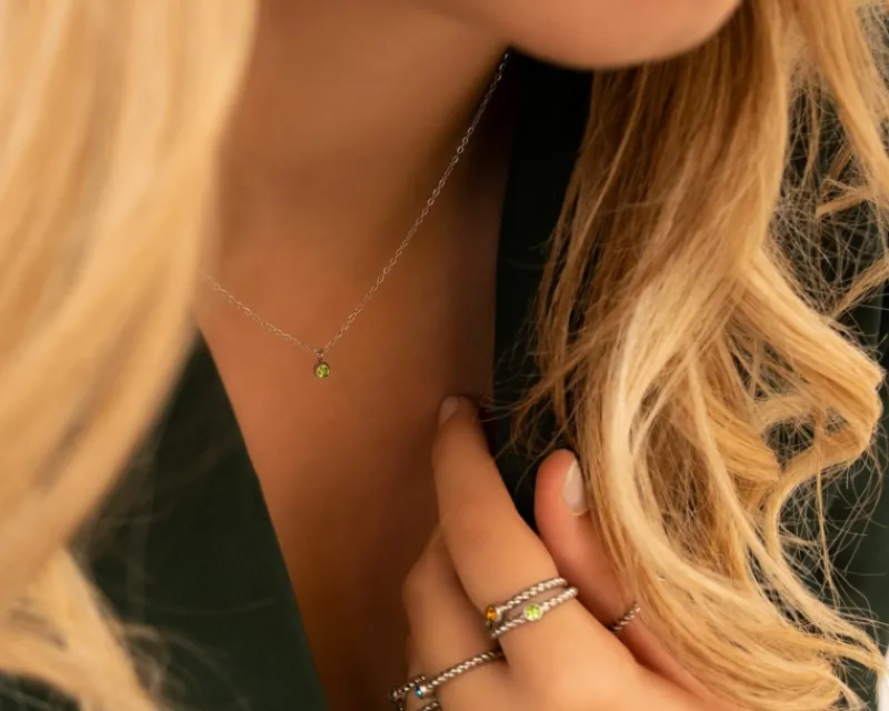 Finaste Birthstone Ketting Sale