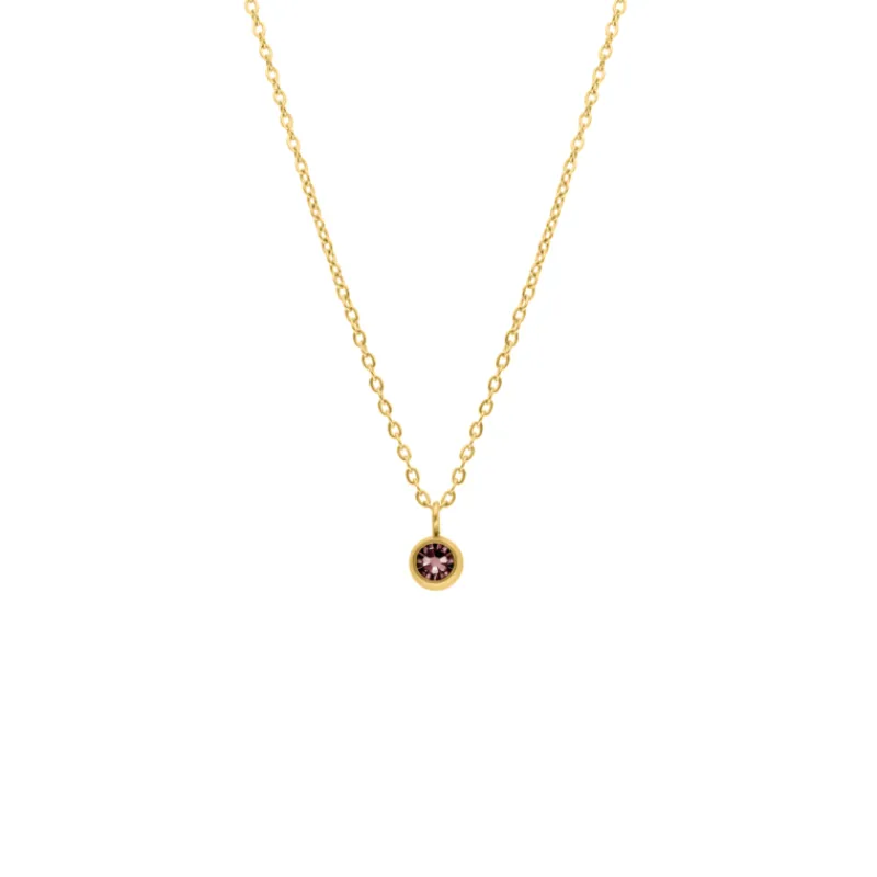 Finaste Birthstone Ketting Goudkleurig Outlet
