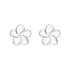Finaste Bloem oorbellen wit Online