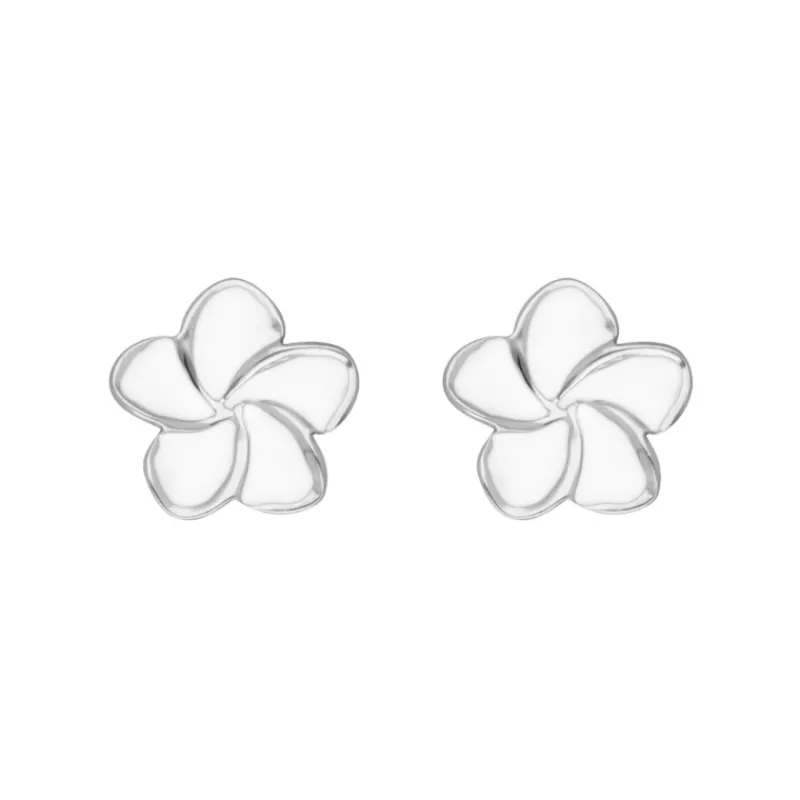 Finaste Bloem oorbellen wit Online