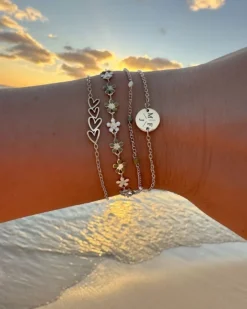 Finaste Bloemetjes armband trendkleuren Outlet