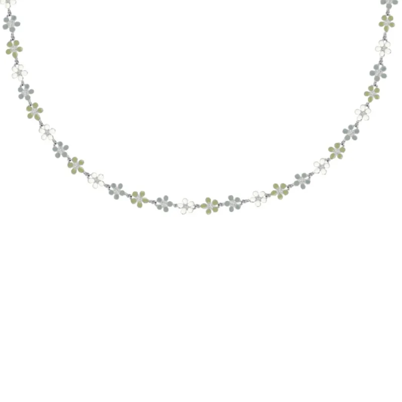 Finaste Bloemetjes ketting trendkleuren New