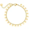 Finaste Boho Armband Little Coins Verguld Sale