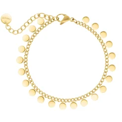 Finaste Boho Armband Little Coins Verguld Sale