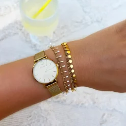 Finaste Boho Armband Little Coins Verguld Sale