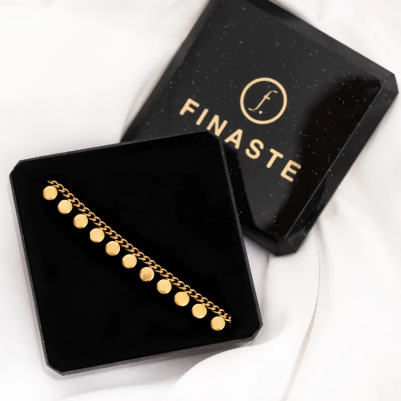 Finaste Boho Armband Little Coins Verguld Sale