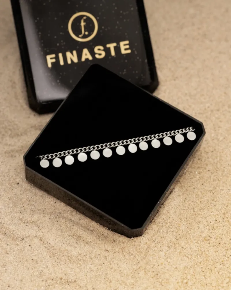 Finaste Boho enkelbandje little coins Best