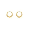 Finaste Boho oorringetjes dots goudkleurig Fashion